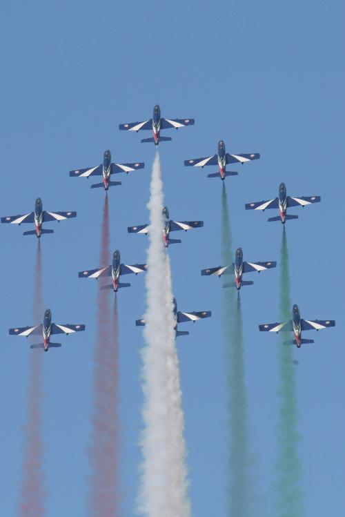 Esibizione delle Frecce Tricolori